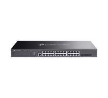 TP-Link SG3428X-M2 Управляемый коммутатор JetStream уровня 2+ с 24 портами 2,5 Гбит/с и 4 портами SFP+ 10 Гбит/с