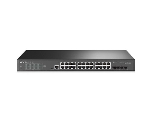 [Сетевое оборудование] TP-Link SG3428 Управляемый коммутатор JetStream уровня 2+ с 24 гигабитными портами RJ45 и 4 портами SFP
