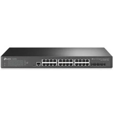 TP-Link SG3428X Управляемый коммутатор JetStream уровня 2+ с 24 гигабитными портами RJ45 и 4 портами SFP+