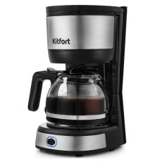 Кофеварка капельная Kitfort КТ-730 650Вт черный/нержавеющая сталь