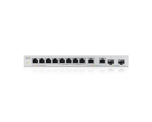 [Сетевое оборудование] Коммутатор/ Switch Zyxel XGS1010-12, 8xGE, 2x1/2.5GE, 2xSFP+, desktop, silent