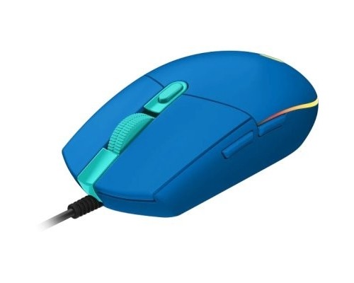 [Мышь] Мышь Logitech G203 LIGHTSYNC Corded Gaming Mouse  <USB, Blue, Retail> 910-005798