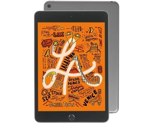 [Планшетный компьютер] Apple iPad mini Wi-Fi + Cellular 256GB - Space Grey (MUXC2HN/A) (2019) (Индия)