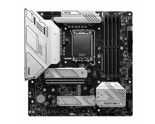 [Материнская плата] Материнская плата MSI MAG B760M MORTAR II Soc-1700 Intel B760 4xDDR5 mATX AC`97 8ch(7.1) 2.5Gg+HDMI+DP