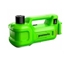 Greenworks G24JACK Гидравлический автомобильный домкрат, 24v, без АКБ и ЗУ (аккумуляторный) в сумке [3401407]