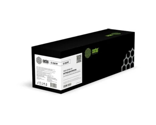 [расходные материалы] Картридж лазерный Cactus CS-C067HY 067HY желтый (2350стр.) для Canon i-SENSYS LBP631Cw/LBP633Cdw/MF651Cw/MF655Cdw/MF657Cdw