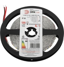ЭРА Б0053968 Светодиодная лента LS2835 9,6-120-12-4000K-IP20-1 year белая 5м