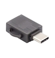 ORIENT C321, Type-C USB 3.2 Gen1 (SuperSpeed 5Gbps) мини картридер microSD/T-Flash, поддержка OTG, графитовый корпус из алюминия (31330)