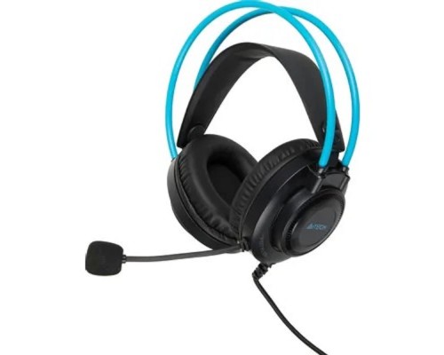 [Наушники] A4Tech Fstyler FH200i серый/синий 1.8м накладные оголовье (FH200I BLUE)