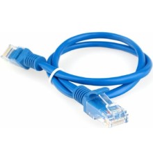Гарнизон PC-UTP-5e-0.5-B кат.5e, Патч-корд UTP  0.5м, литой, многожильный (синий)