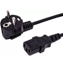 Filum Кабель питания  FL-PC16-EU-C13-1.8M CEE 7/7- С13, 3х1 мм?, 220В, 10A, чёрный, 1.8 м.[FL-PC16-EU-C13-1.8M]