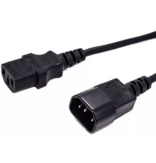 Кабель питания Filum FL-PC16-C13-C14-3M С13- C14, 3х1 мм?, 220В, 10A, чёрный, 3 м.[FL-PC16-C13-C14-3M]