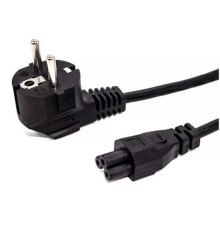 Кабель питания Filum FL-PC10-EU-C5-1M CEE 7/7- С5, 3х0.75мм?, 220В, 10A, чёрный, 1 м.[FL-PC10-EU-C5-1M]