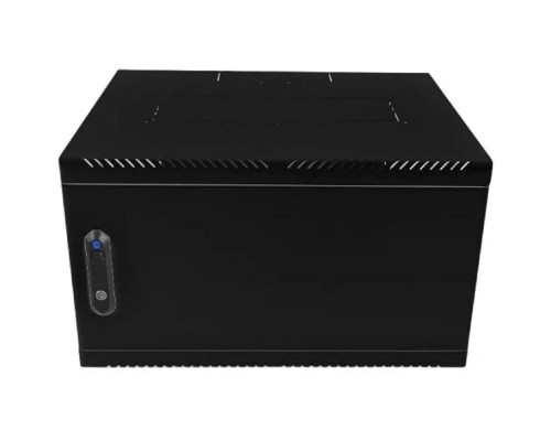 [Монтажное оборудование] ЦМО Шкаф телекоммуникационный настенный 6U (600 x 650) дверь металл, цвет черный (ШРН-6.650.1-9005)