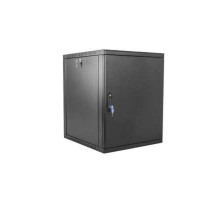 ЦМО Шкаф телекоммуникационный настенный 12U (600 x 650) дверь металл, цвет черный (ШРН-12.650.1-9005)