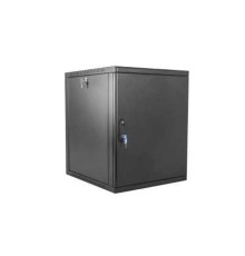 ЦМО Шкаф телекоммуникационный настенный 12U (600 x 650) дверь металл, цвет черный (ШРН-12.650.1-9005)