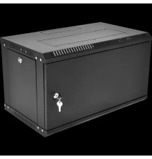 ЦМО Шкаф телекоммуникационный настенный разборный ЭКОНОМ 9U (600 x 520) дверь металл, цвет черный (ШРН-Э-9.500.1-9005)