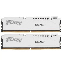Kingston 64GB 5600MT/s  DDR5 CL40 DIMM (Kit of 2) FURY Beast White XMP KF556C40BWK2-64