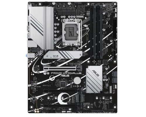 [Материнская плата] ASUS PRIME H770-PLUS (Socket 1700, ATX, 4xDDR5 (192GB), DP/HDMI, 1xPCIe 5.0x16/1xPCIe 4.0x16/xPCIex1.0, 1xLAN (2.5GbE), 4xSATA 6Gb/s, 3xM.2, 1xType-C, 3xUSB 3.2, 2xUSB 2.0)