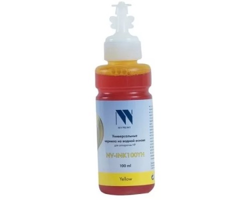 [Расходные материалы] Чернила NV-INK100 Yellow универсальные на водной основе для аппаратов HP (100 ml) (Китай)