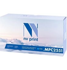 Тонер-картридж NVP совместимый NV-MP C2551 Cyan для Ricoh Aficio MP C2031/ C2051/ C2051AD/ C2501/ C2531/ C2551/ C2551AD (9500k)