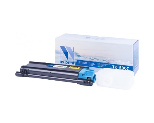 [Расходные материалы] Картридж NVP совместимый NV-TK-580 Cyan для Kyocera Ecosys P6021/ P6021cdn/ FS C5150/ C5150DN (2800k)