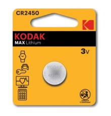 Kodak CR2450-Bl1 Max Lithium (60/240/36000) (1 шт. в уп-ке)