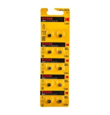 Kodak AG4 (377) LR626, LR66 [KAG4-10] Max Button Cell (100/1000/98000) (10 шт. в уп-ке)