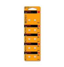 Kodak AG5 (393) LR754, LR48 [KAG5-10] Max Button Cell (100/1000/80000) (10 шт. в уп-ке)
