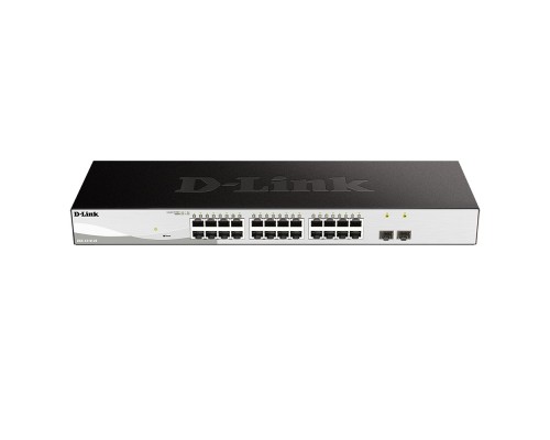[Сетевое оборудование] D-Link DGS-1210-26/FL2A Управляемый L2 коммутатор с 24 портами 10/100/1000Base-T и 2 портами 1000Base-X SFP