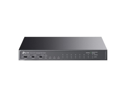 [Сетевое оборудование] TP-Link TL-SL1311P Настольный коммутатор с 8 портами 10/100 Мбит/с, 2 гигабитными портами и портом SFP
