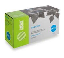 Картридж лазерный Cactus CS-C9731A голубой (12000стр.) для HP CLJ 5500/5550