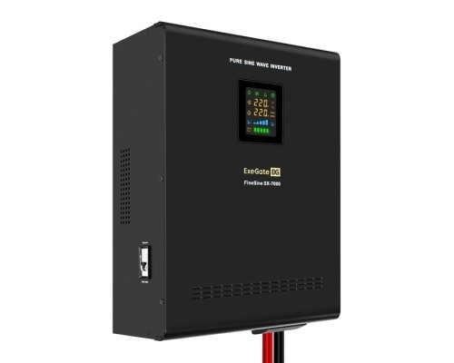 [ИБП] Exegate EX296005RUS ИБП (инвертор, синус, для котла) настенный ExeGate FineSine SX-7000.LCD.AVR.2SH.T <7000VA/5000W, чистая синусоида, цветной LCD-дисплей, AVR, 2*Schuko + клеммы, линейно-интерактивны