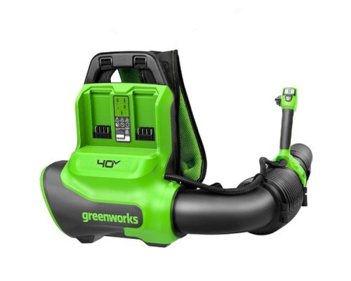 [Воздуходувки, Садовые пылесосы] Greenworks Ранцевая воздуходувка аккумуляторная, 40V, бесщеточный, без АКБ и ЗУ [2408107]