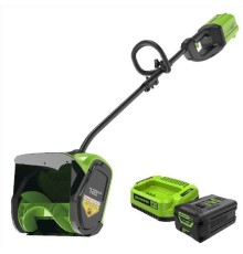 Greenworks Снегоуборщик аккумуляторный, 60V, 30 см, бесщеточный, c 1хАКБ 5Ач и ЗУ [2602607UG]
