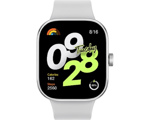 [Умные часы] Смарт-часы Redmi Watch 4 Silver Gray (BHR7848GL)