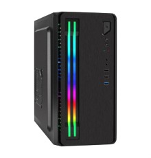 Exegate EX296386RUS Корпус Minitower ExeGate mEVO-7805-XP500 (mATX, БП XP500 с вент. 12см, 2*USB+1*USB3.0, аудио, черный, с 2*RGB подсветкой)