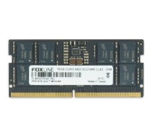Память оперативная/ Foxline SODIMM 16GB 4800 DDR5 CL 40 FL4800D5S40-16G