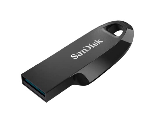 [носитель информации] SanDisk USB Drive 128GB Ultra Curve  USB3.2, черный [SDCZ550-128G-G46]
