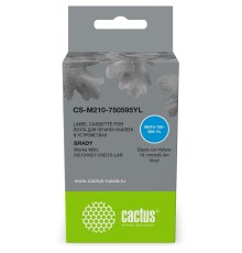Картридж ленточный Cactus CS-M210-750595YL M210-750-595-YL для Brady M210/M211/M210-LAB