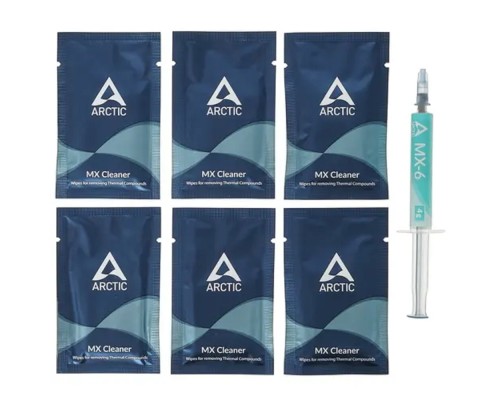 [Термопаста] Термопаста MX-6 Thermal Compound 4-gramm with 6pcs MX Cleaner ACTCP00084A