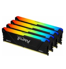 Kingston 64GB 3600MT/s DDR4 CL18 DIMM (Kit of 4) FURY Beast RGB KF436C18BB2AK4/64