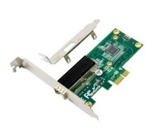 ORIENT XWT-INT210PE SFP, Сетевая карта PCI-Ex1 v2.1 SFP Gigabit Ethernet, Intel I210 chipset, 10/100/1000 Мбит/с, 2 планки крепления в комплекте (31309)