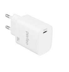 PERFEO Сетевое зарядное устройство с разъемом USB, QC3.0, 18W, белый (I4659)