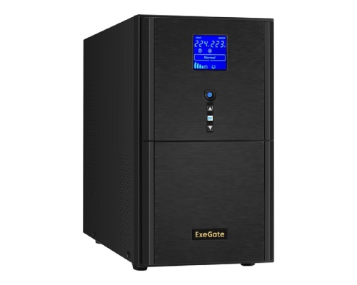 [ИБП] Exegate EX295991RUS ИБП (инвертор, синус, для котла) ExeGate SineTower SZ-5000.LCD.AVR.2SH.1C13.T.RJ.USB <5000VA/4000W, чистая синусоида, LCD дисплей, AVR, 2*Schuko+1*C13+1*ternimal, RJ45/11, USB, лин