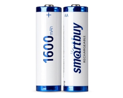[Аккумулятор] Smartbuy (SBBR-2A02BL1600) Аккумулятор NiMh Smartbuy AA/2BL 1600 mAh (24/240) (2шт. в уп-ке)