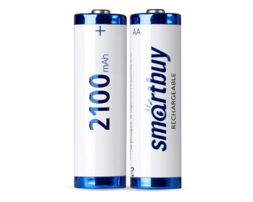 [Аккумулятор] Smartbuy (SBBR-2A02BL2100) Аккумулятор NiMh Smartbuy AA/2BL 2100 mAh (24/240)(2шт. в уп-ке)