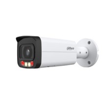 DAHUA DH-IPC-HFW2249TLP-S-PV-0360B Уличная цилиндрическая IP-видеокамера SmartDualLight 2Мп, 1/2.8” CMOS, объектив 3.6мм, видеоаналитика, микрофон+динамик, ИК 30м, LED 30м, IP67, металл