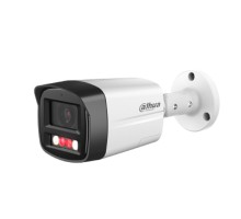 DAHUA DH-IPC-HFW2449TLP-S-PV-0280B Уличная цилиндрическая IP-видеокамера SmartDualLight 4Мп, 1/2.9” CMOS, объектив 2.8мм, видеоаналитика, микрофон+динамик, ИК 30м, LED 30м, IP67, металл