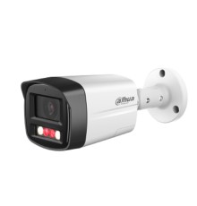 DAHUA DH-IPC-HFW2449TLP-S-PV-0280B Уличная цилиндрическая IP-видеокамера SmartDualLight 4Мп, 1/2.9” CMOS, объектив 2.8мм, видеоаналитика, микрофон+динамик, ИК 30м, LED 30м, IP67, металл